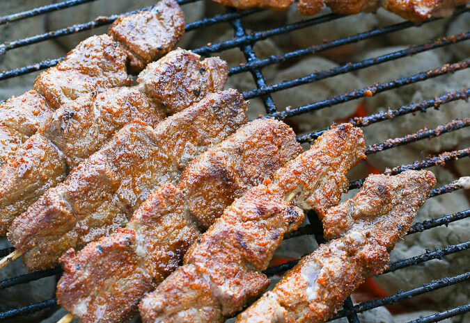  Ghanaian chichinga beef kebab